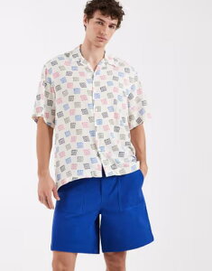 �Z���N�e�B�b�h �����Y �{�g���X �n�[�t�p���c�E�V���[�c �V���[�g�p���c Selected X Htel Amour pocket detail shorts Mazarine Blue �u���[