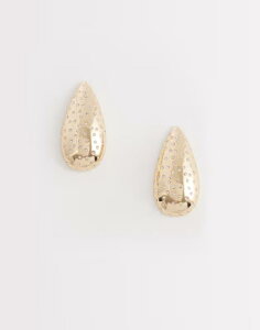 �G�C�\�X ���f�B�[�X �A�N�Z�T���[ �s�A�X�E�C�������O ASOS DESIGN large teardrop stud earrings with rhinestones tone GOLD �S�[���h