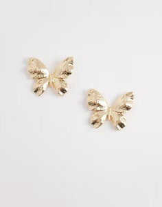 �A���h ���f�B�[�X �A�N�Z�T���[ �s�A�X�E�C�������O ALDO Luanne butterfly hammered earrings LIGHT PINK �s���N