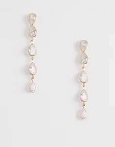 �A���h ���f�B�[�X �A�N�Z�T���[ �s�A�X�E�C�������O ALDO Albenaladar crystal embellishedrop earrings CLEAR �S�[���h