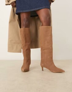 �t���[�s�[�v�� ���f�B�[�X �V���[�Y �u�[�c�E���C���u�[�c �X�G�[�h �q�[�� Free People kiki classic kitten heel suede boots in tan Suede �^��