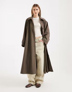 �G�C�\�X ���f�B�[�X �A�E�^�[ �W���P�b�g�E�u���]�� �R�[�g ASOS DESIGN premium oversized kimono sleeve trench coat in taupe �g�[�v
