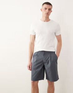 �I�����[�A���h�T���Y �����Y �{�g���X �n�[�t�p���c�E�V���[�c �V���[�g�p���c ONLY & SONS loose fit cargo shorts in charcoal Turbulence �`���R�[��