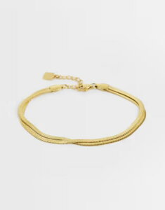 �G�C�\�X ���f�B�[�X �A�N�Z�T���[ �u���X���b�g�E�o���O���E�A���N���b�g T�V���c ASOS Curve ASOS DESIGN Curve waterproof stainlessteel multi-row snake chain braceletone GOLD �S�[���h