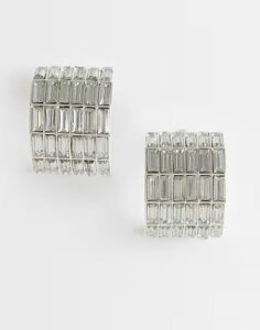 �g�b�v�V���b�v ���f�B�[�X �A�N�Z�T���[ �s�A�X�E�C�������O Topshop Celeste diamante hoop earringsILVER �V���o�[