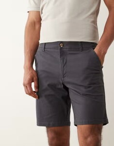 �G�C�\�X �����Y �{�g���X �n�[�t�p���c�E�V���[�c �X�����t�B�b�g �V���[�g�p���c ASOS DESIGN slim fit chino shorts in charcoal �`���R�[��