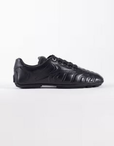 �u�����N�X ���f�B�[�X �V���[�Y �X�j�[�J�[ Bronx Mad-dox square-toe sneakers black �u���b�N