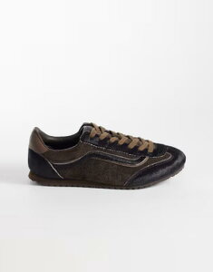 �o���Y ���f�B�[�X �V���[�Y �X�j�[�J�[ Vansuper Low Pro sneakers and BROWN �u���E��