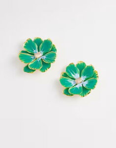 �A���h ���f�B�[�X �A�N�Z�T���[ �s�A�X�E�C�������O ALDO mariglo flower earrings MID GREEN �O���[��