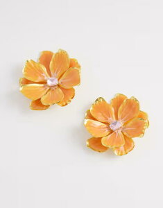 �A���h ���f�B�[�X �A�N�Z�T���[ �s�A�X�E�C�������O ALDO mariglo flower earrings in orange �I�����W