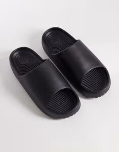 �W���b�N �A���h �W���[���Y �����Y �V���[�Y �T���_�� Jack & Jones molded slides Anthracite �u���b�N