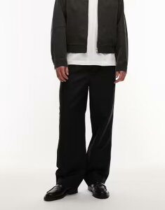 �I�[���Z�C���c �����Y �{�g���X �J�W���A���p���c AllSaints Roland tailored pants Faded black �u���b�N