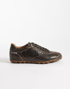 �u�����N�X ���f�B�[�X �V���[�Y �X�j�[�J�[ ���U�[ Bronx Gravit-yy low top sneakers heavy tumbled leather Coffee Bean �R�[�q�[