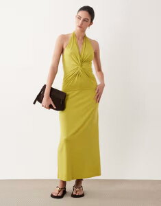 �G�C�\�X ���f�B�[�X �{�g���X�J�[�g �}�L�V ASOS DESIGN modal maxi skirt in chartreuse - part of a set Chartreuse �V�����g�����[�Y