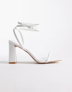 �V�~ ���f�B�[�X �V���[�Y �T���_�� �q�[�� SIMMI Shoesimmi London Citra block heeled sandals WHITE PU �z���C�g