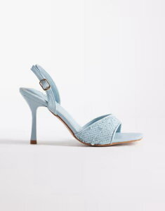�V�~ ���f�B�[�X �V���[�Y �T���_�� �X�p���R�[�� �q�[�� SIMMI Shoesimmi London Cindy heeled sandals with sequins Blue pu �u���[
