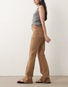 �t���[�s�[�v�� ���f�B�[�X �{�g���X �f�j���p���c �u�[�c�J�b�g �u�[�c �W�[���Y Free People bootcut jeans Tan �^��