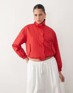 �~�X�Z���t�t���b�W ���f�B�[�X �A�E�^�[ �W���P�b�g�E�u���]�� Misselfridge scallop detail windbreakerED ���b�h