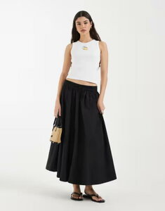 �A���h�A�U�[�X�g�[���[�Y ���f�B�[�X �{�g���X�J�[�g �}�L�V & Other Stories full circle maxi skirt Black �u���b�N