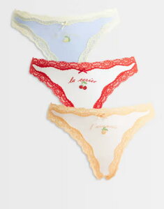 �����f�b�N�X ���f�B�[�X �A���_�[�E�F�A �u���[�t�p���c ���[�X�g���� ���[�X Lindex Wilma 3-pack lace trim Brazilian briefs in pastel mix Pastel