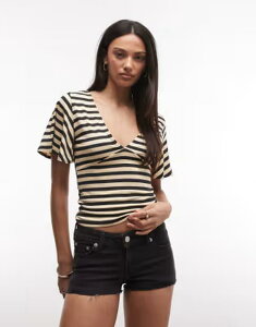 �����L ���f�B�[�X �{�g���X �n�[�t�p���c�E�V���[�c �V���[�g�p���c �f�j�� Monki denimicro shorts Ink black �u���b�N