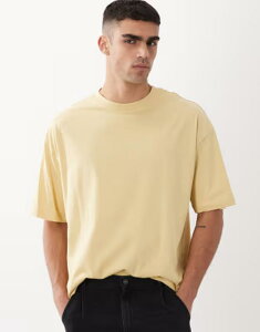 �G�C�\�X �����Y �g�b�v�X T�V���c ASOS DESIGN Essentials oversized T-shirt in yellow REED YELLOW �C�G���[