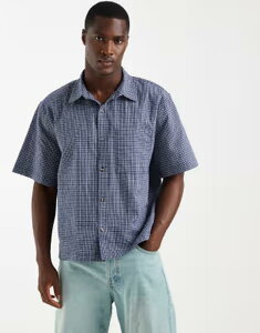 �R�b�g���I�� �����Y �g�b�v�X �V���c �~�j Cotton Darcy short sleeve shirt mini check Mini check �`�F�b�N
