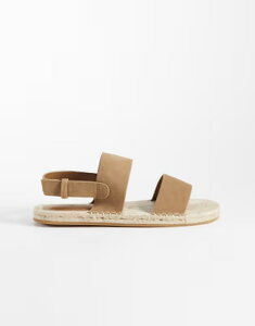 �}���S �����Y �V���[�Y �T���_�� �X�G�[�h Mango real suede sandals BROWN �u���E��