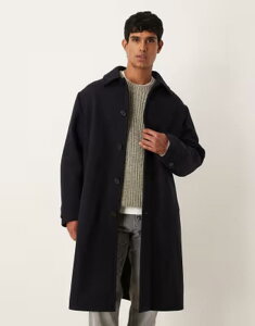 �A���P�b�g �����Y �A�E�^�[ �W���P�b�g�E�u���]�� �E�[�� �R�[�g �}�L�V ARKET melton wool rich maxi overcoat Navy Blue �l�C�r�[