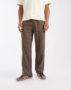 �W���b�N �A���h �W���[���Y �����Y �{�g���X �J�W���A���p���c Jack & Jones crinkle loose pants Morel �x�[�W��