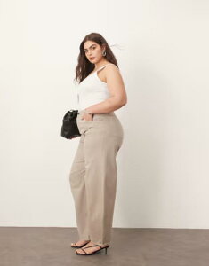 �A�����W ���f�B�[�X �{�g���X �f�j���p���c �W�[���Y ARRANGE Curve sydney denim barreleg jeans in heather Gray �O���[