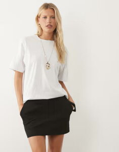 �G�C�\�X ���f�B�[�X �{�g���X�J�[�g �~�j ASOS DESIGN interlock mini skirt Black �u���b�N