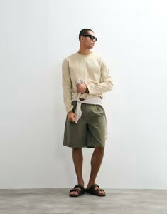 �G�C�\�X �����Y �g�b�v�X T�V���c ASOS DESIGN relaxed long sleeve T-shirt in yellowash REED YELLOW �C�G���[