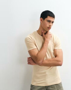�W���b�N �A���h �W���[���Y �����Y �g�b�v�X T�V���c Jack & Jones muscle fit-shirt Beige �x�[�W��