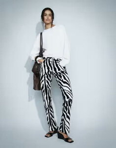 �G�C�\�X ���f�B�[�X �{�g���X �f�j���p���c �v�����g �W�[���Y �q�[�� ASOS DESIGN slim pencil heel jeans in zebra print Zebra �A�j�}��
