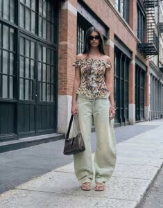 ���C�I�l�X ���f�B�[�X �{�g���X �f�j���p���c �W�[���Y Lioness Dynasty wide belt detail barreleg jeans in washed camel �L������
