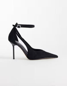 �G�C�\�X ���f�B�[�X �V���[�Y �p���v�X�G�[�h ASOS DESIGN work stiletto pumpsuedette Black suedette �u���b�N
