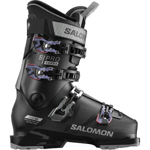 �T������ ���f�B�[�X �V���[�Y �u�[�c�E���C���u�[�c Salomon S/Pro Supra 80 GW Boot - 2025 - Women's Black/Silver Metallic/Sweet Lavender �u���b�N