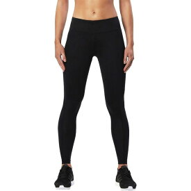 2XU レディース カジュアルパンツ ボトムス Mid-Rise Compression Tights Black/Dotted Black Logo