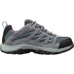 RrA fB[X V[Y Xj[J[ Columbia Crestwood Waterproof Hiking Shoe - Women's Graphite/Wild Iris Ot@Cg