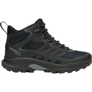 ������ �����Y �V���[�Y �X�j�[�J�[ �u�[�c Merrell Speed Strike 2 Mid WP Hiking Boot - Men's Black �u���b�N