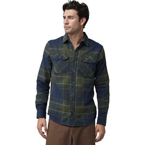 �t�H�b�N�X���[�V���O �����Y �g�b�v�X T�V���c Fox Racing Traildust Flannel - Men's Midnight