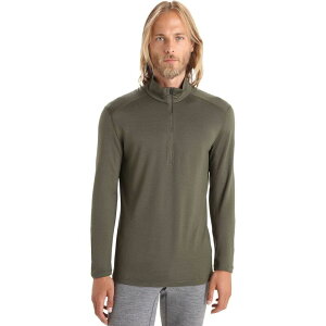 �A�C�X�u���[�J�[ �����Y �g�b�v�X T�V���c ���� Icebreaker Merino 260 Tech Long-Sleeve 1/2-Zip Top - Men's Loden