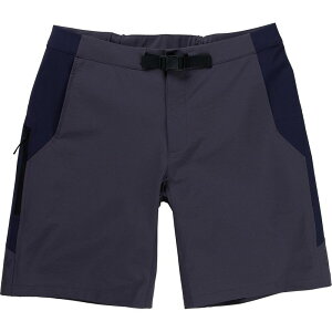 ���t�@ �����Y �{�g���X �n�[�t�p���c�E�V���[�c Rapha Explore Short - Men's Grey Purple/Navy Purple �O���[