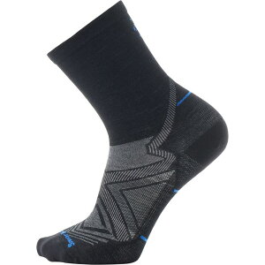 �X�}�[�g�E�[�� �����Y �A���_�[�E�F�A �C�� Smartwool Run Zero Cushion Mid Crew Sock Black �u���b�N