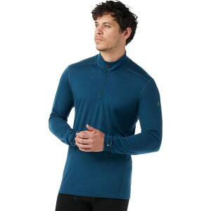�X�}�[�g�E�[�� �����Y �g�b�v�X T�V���c Smartwool Classic All-Season Merino 1/4-Zip Baselayer Top - Men's Twilight Blue �u���[