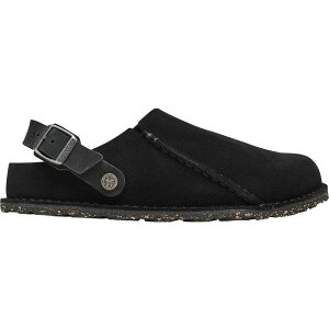 rPVgbN Y V[Y T_ XG[h Birkenstock Lutry Suede Clog - Men's Black Suede ubN