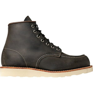 bhECO Y V[Y u[cECu[c Charcoal Rough & Tough Leather Red Wing Heritage Classic 6in Moc Boot - Men's