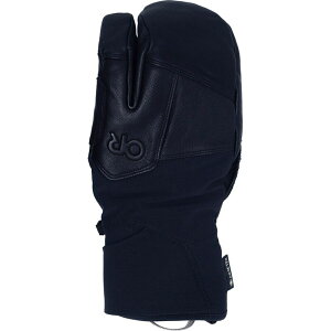 �A�E�g�h�A���T�[�` �����Y �A�N�Z�T���[ ��� Outdoor Research Team GORE-TEX 3-Finger Glove Black �u���b�N