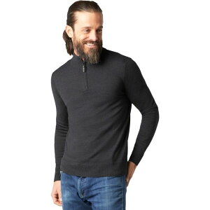 �X�}�[�g�E�[�� �����Y �A�E�^�[ �j�b�g�E�Z�[�^�[ �Z�[�^�[ Smartwool Sparwood 1/2-Zip Sweater - Men's Charcoal Heather �`���R�[��